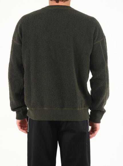 Ten C Military Green Reversible Sweater - Ellie Belle