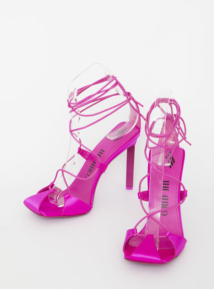 The Attico Adele Lace-up Pumps - Ellie Belle