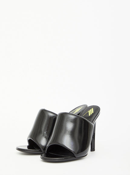 The Attico Black Rem Sandals - Ellie Belle