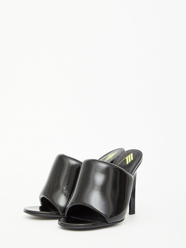 The Attico Black Rem Sandals - Ellie Belle