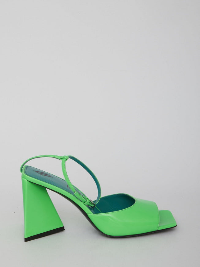 The Attico Green Piper Sandals - Ellie Belle