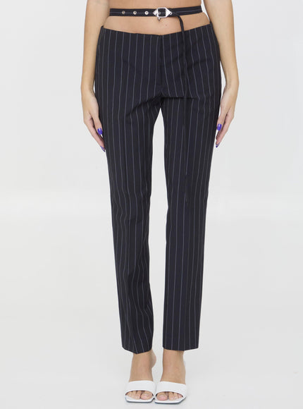 The Attico Pinstriped Pants - Ellie Belle