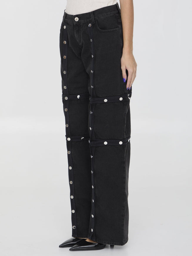 The Attico Snap-button Pants - Ellie Belle