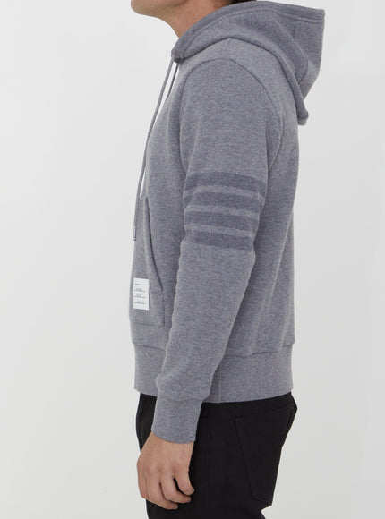 Thom Browne Grey Wool Hoodie - Ellie Belle