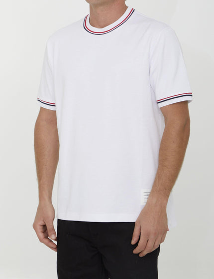 Thom Browne White Cotton T-shirt - Ellie Belle