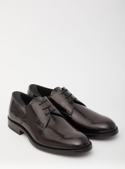 Tod's Lace-Up Leather Derby Shoes - Ellie Belle