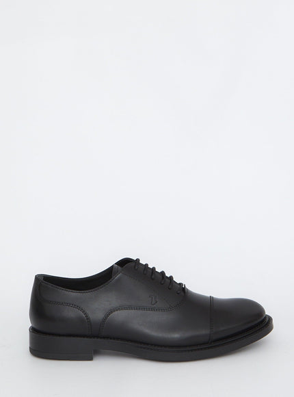 Tod's Lace-ups In Black Leather - Ellie Belle