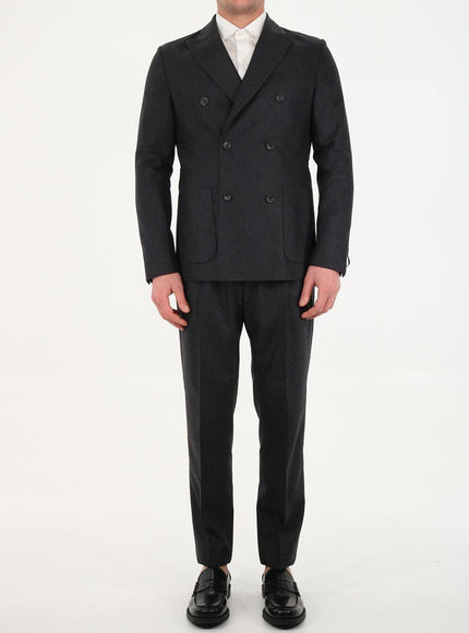 Tonello Anthracite Wool Suit - Ellie Belle