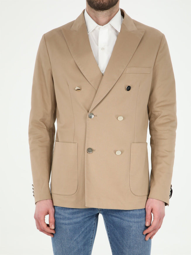 Tonello Beige Cotton Jacket - Ellie Belle