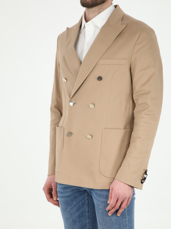 Tonello Beige Cotton Jacket - Ellie Belle