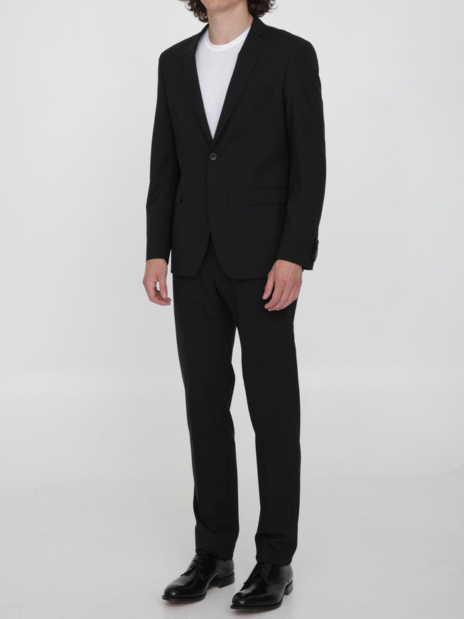 Tonello Black Stretch Wool Suit - Ellie Belle