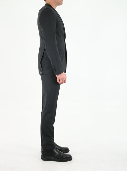 Tonello Black Wool Suit - Ellie Belle