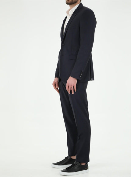 Tonello Blue Wool Pinstripe Suit - Ellie Belle