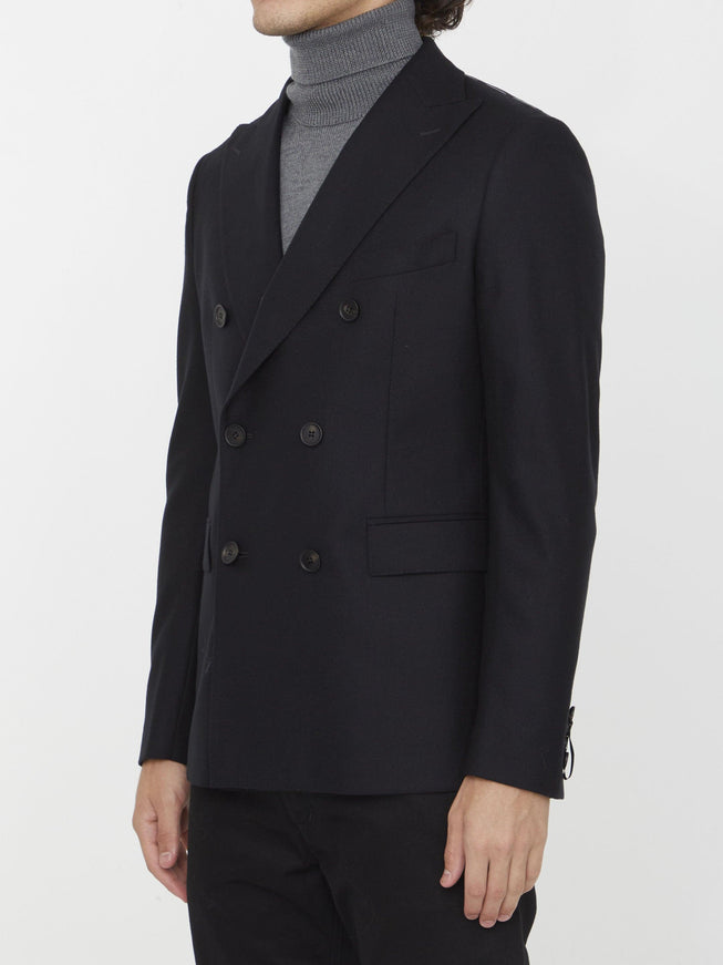 Tonello Double-breasted Jacket In Wool - Ellie Belle