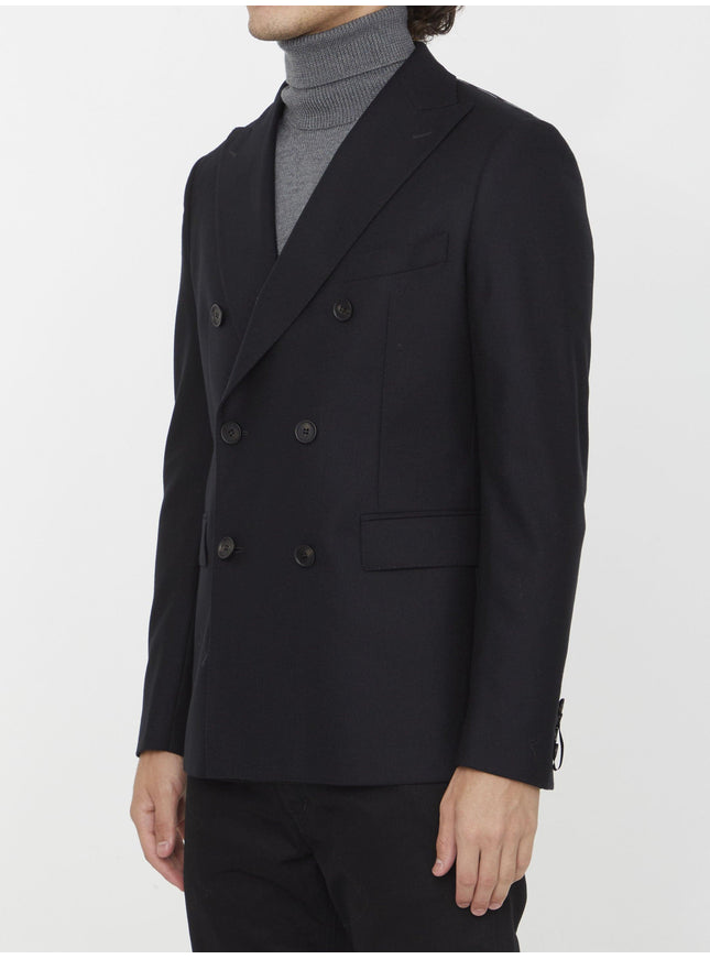 Tonello Double-breasted Jacket In Wool - Ellie Belle