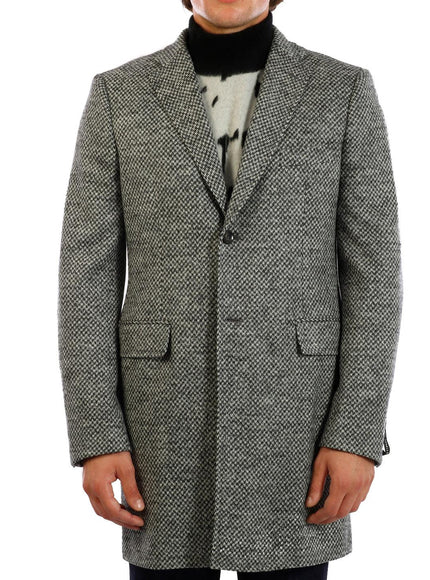 Tonello Gray Wool Coat - Ellie Belle