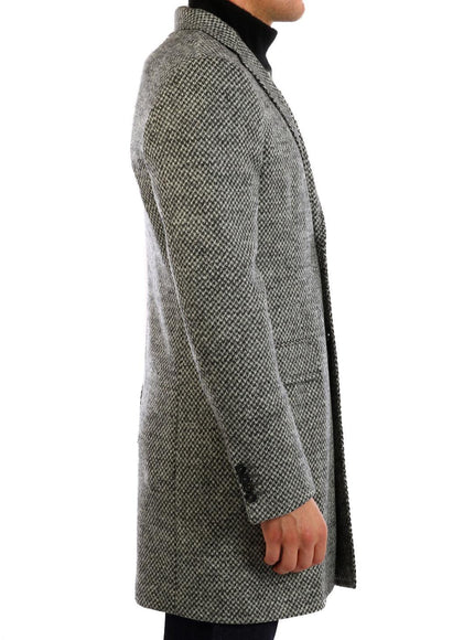 Tonello Gray Wool Coat - Ellie Belle