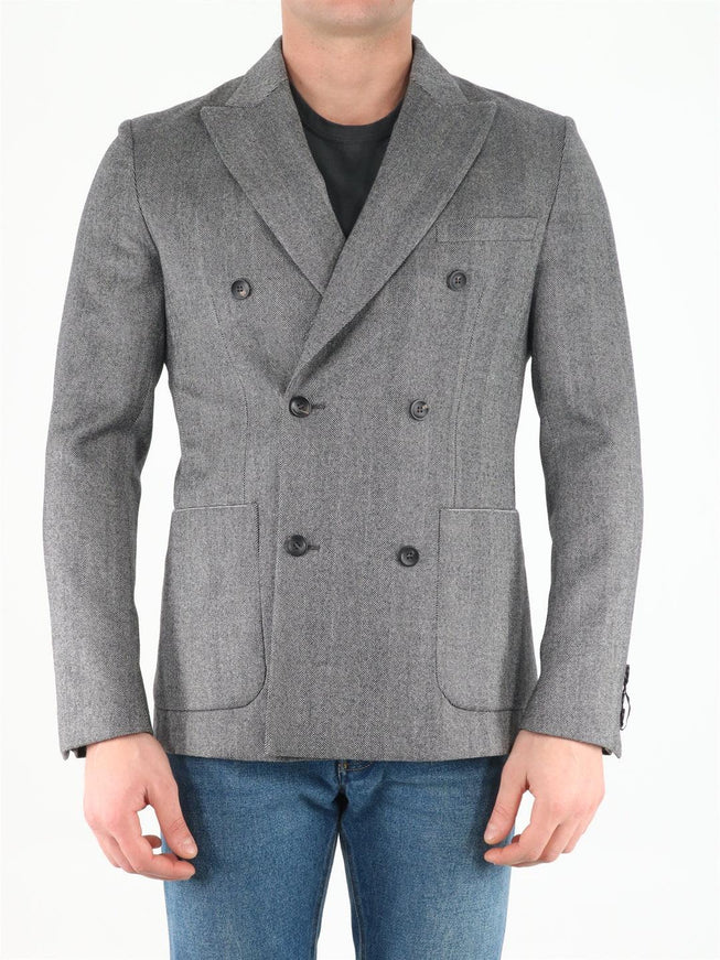 Tonello Grey Wool Jacket - Ellie Belle