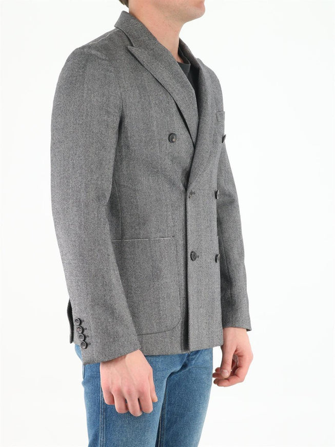 Tonello Grey Wool Jacket - Ellie Belle