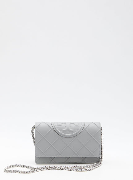 Tory Burch Fleming Soft Grained Chain Wallet - Ellie Belle