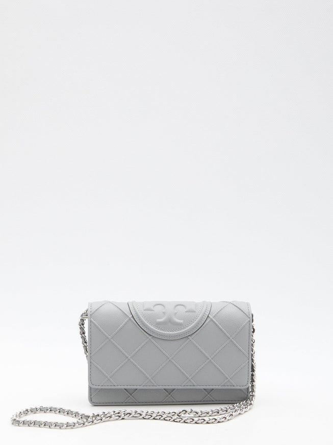 Tory Burch Fleming Soft Grained Chain Wallet - Ellie Belle