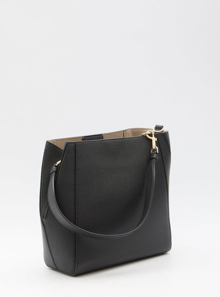 Tory Burch Mcgraw Bucket Bag in Black - Ellie Belle