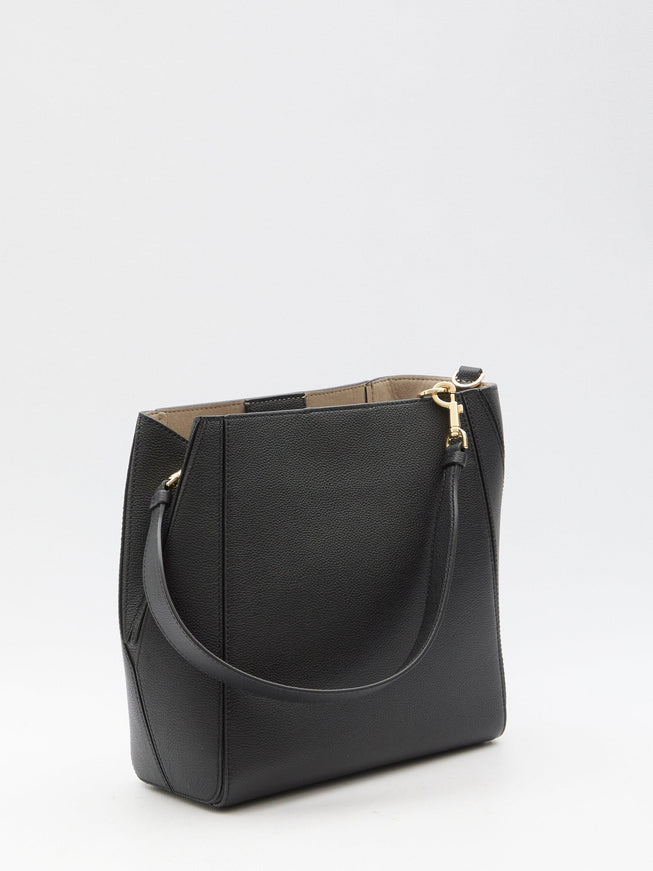 Tory Burch Mcgraw Bucket Bag in Black - Ellie Belle