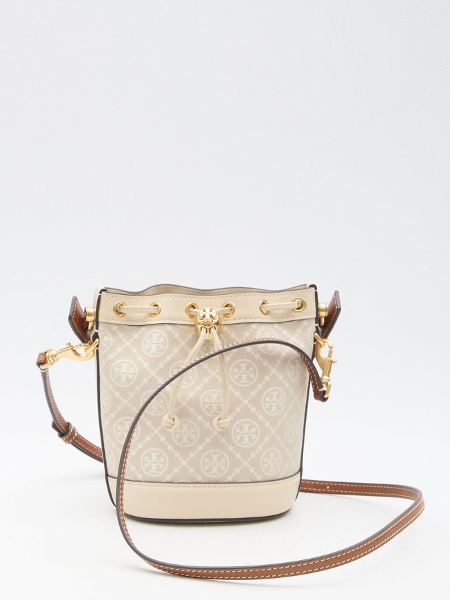 Tory Burch T Monogram Mini Bucket Bag - Ellie Belle