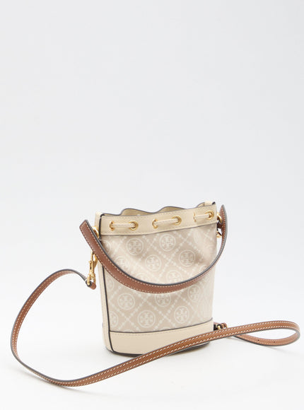 Tory Burch T Monogram Mini Bucket Bag - Ellie Belle