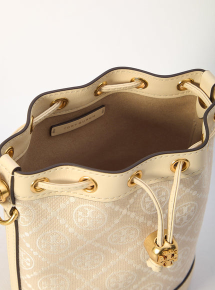 Tory Burch T Monogram Mini Bucket Bag - Ellie Belle