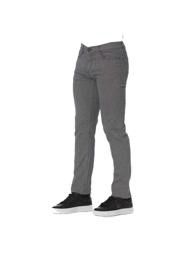 Trussardi Jeans Gray Cotton Jeans & Pant - Ellie Belle