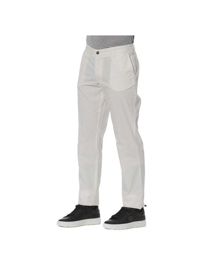 Trussardi Jeans White Cotton Jeans & Pant - Ellie Belle