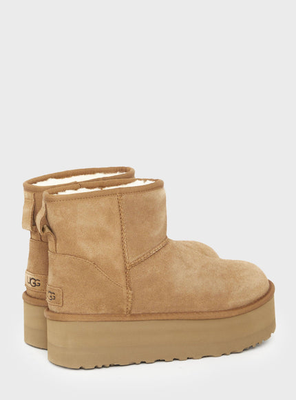 Ugg Classic Mini Platform In Chestnut - Ellie Belle