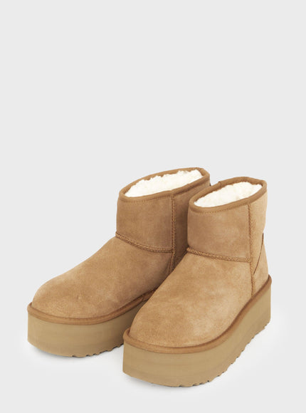 Ugg Classic Mini Platform In Chestnut - Ellie Belle