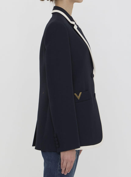 Valentino Garavani Crepe Couture Jacket - Ellie Belle