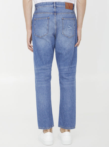 Valentino Garavani Jeans With Vlogo Signature - Ellie Belle