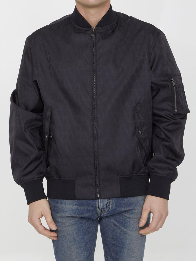 Valentino Garavani Toile Iconographe Nylon Bomber