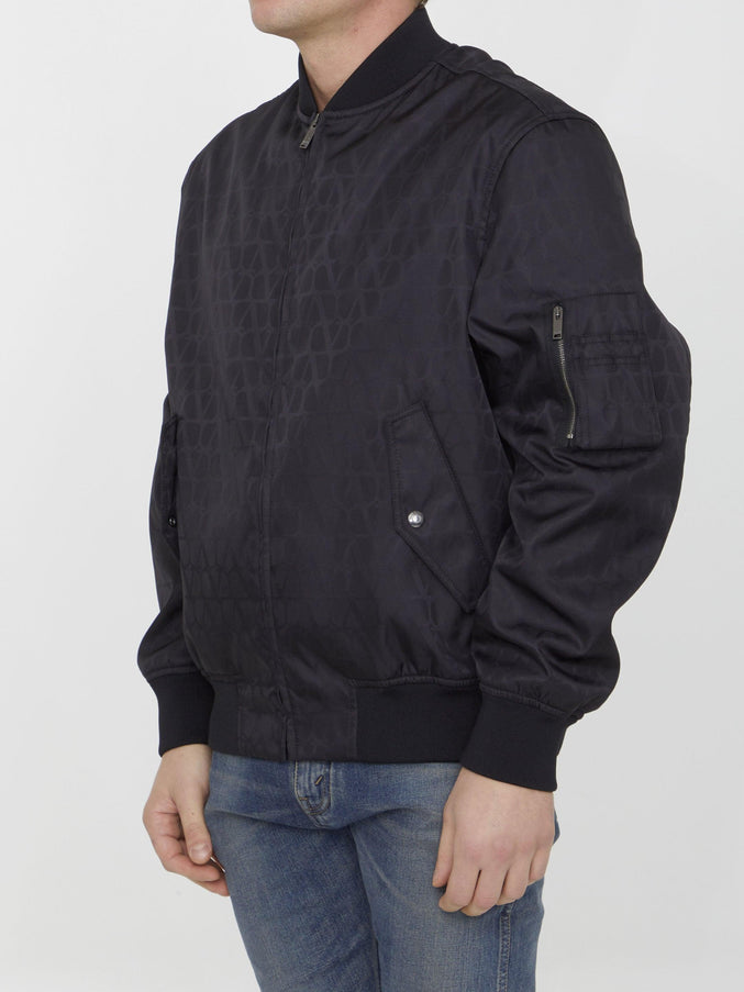 Valentino Garavani Toile Iconographe Nylon Bomber