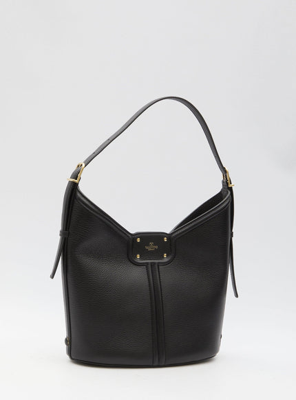 Valentino Garavani Vlogo Leather Hobo Bag - Ellie Belle