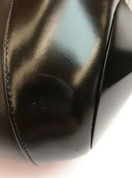 Versace Black Leather Ankle Sock Boots EU 38 - Ellie Belle