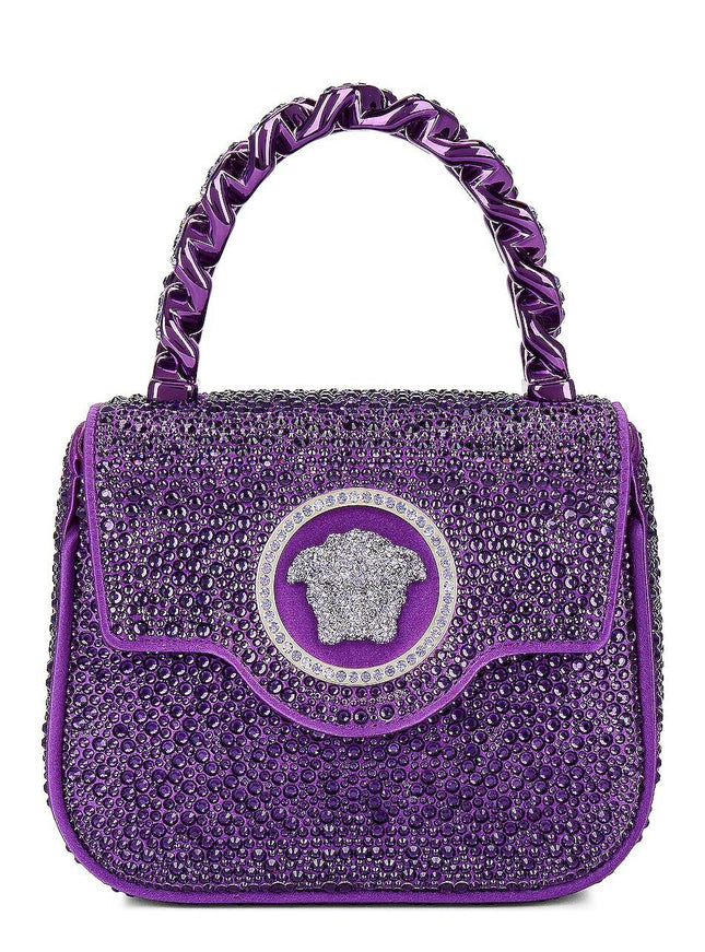 Versace handbag at Ellie Belle
