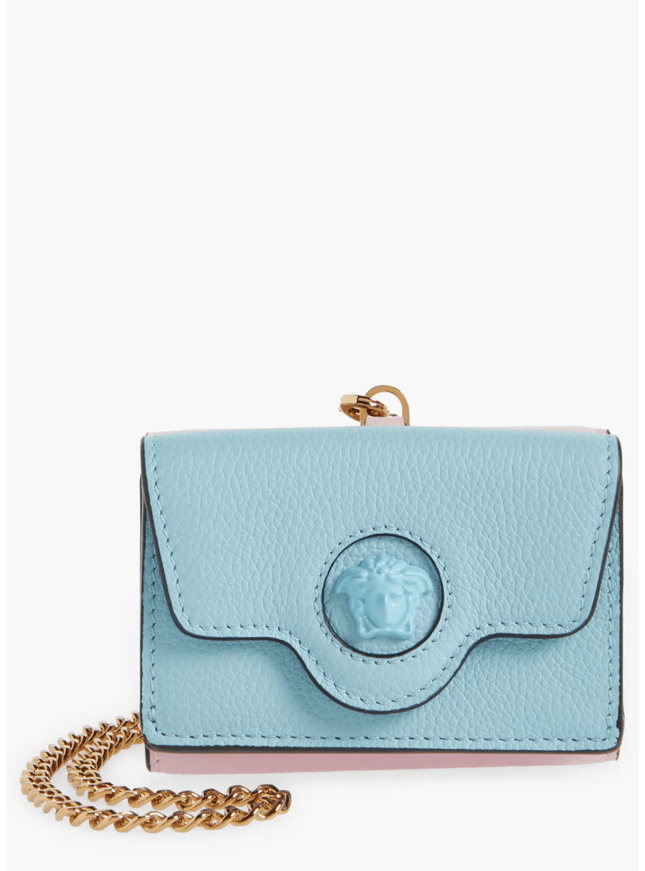 Versace Mini La Medusa Leather Wallet on a Chain - Ellie Belle