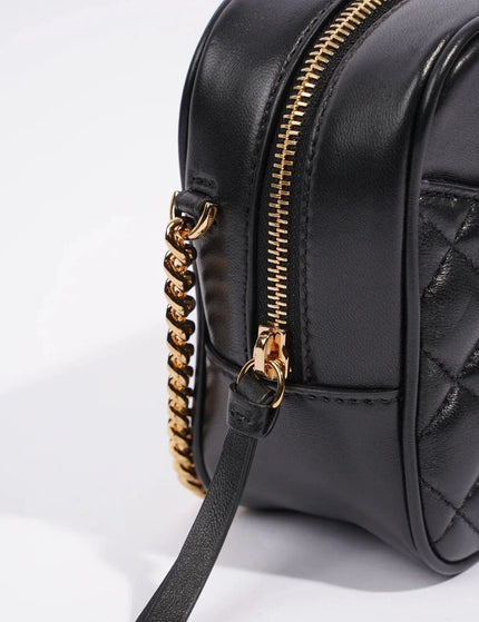 Versace Quilted Medusa Medium Icon Camera Bag Black - Ellie Belle