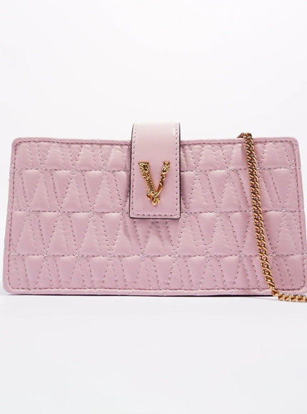 Versace Forget Me Not Wallet on Chain Pink - Ellie Belle