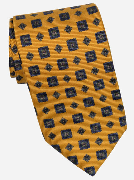 Elizabetta Bertone Printed Madder Silk Tie