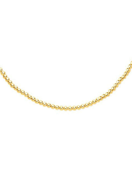 14k Yellow Gold Bead Chain (6mm) - Ellie Belle