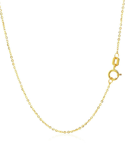 14k Yellow Gold Necklace with Eight Pointed Star and Beads - Ellie Belle