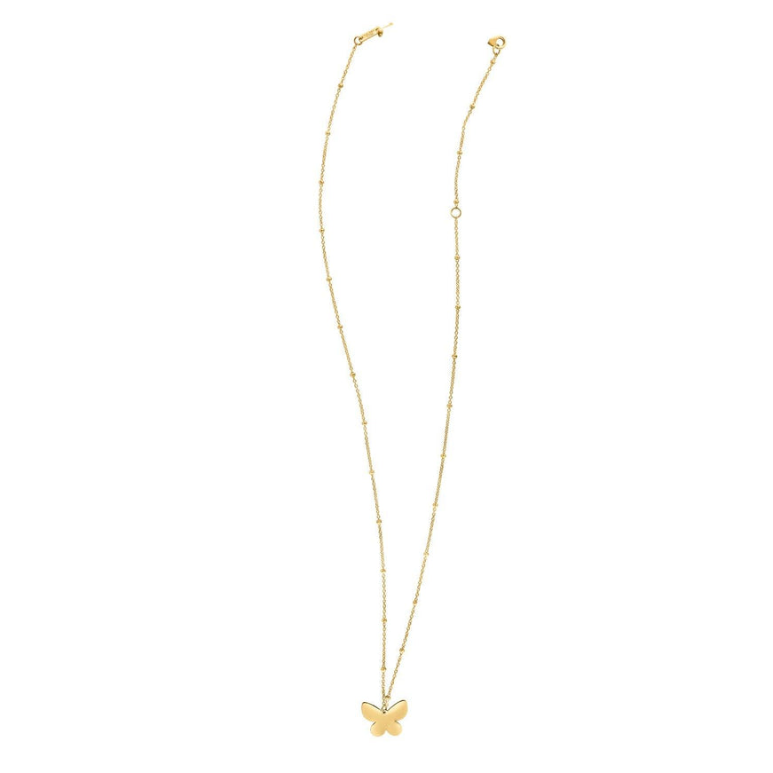 14k Yellow Gold Ppillon Butterfly Necklace - Ellie Belle