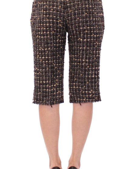 Dolce & Gabbana Multicolor Wool Shorts Pants - Ellie Belle