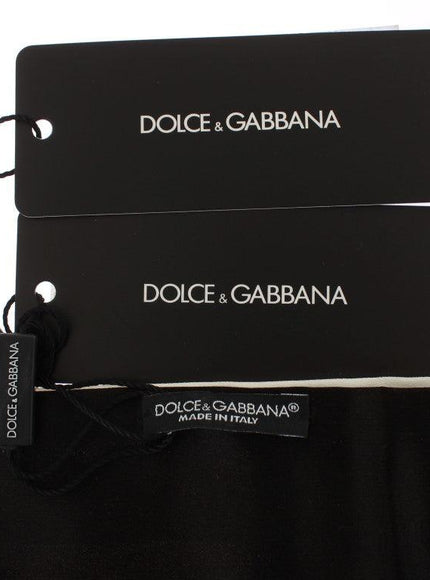 Dolce & Gabbana White Wide Belt Silk Cummerbund - Ellie Belle